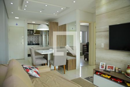 Sala de apartamento para alugar com 2 quartos, 63m² em Jardim das Acacias, São Bernardo do Campo