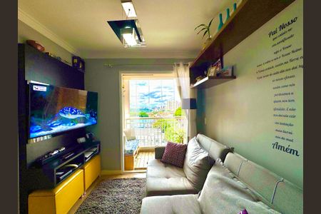 Sala de apartamento à venda com 2 quartos, 50m² em Jardim Santa Mena, Guarulhos