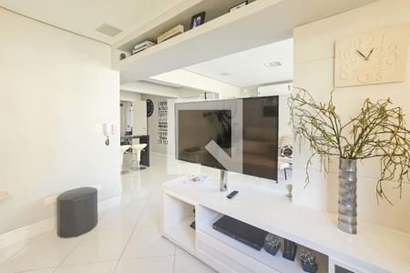 Sala de apartamento para alugar com 1 quarto, 53m² em Jardim Praiano, Guarujá