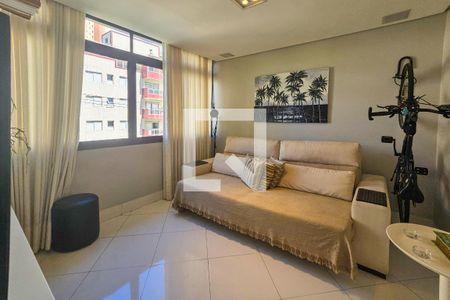 Sala de apartamento para alugar com 1 quarto, 53m² em Jardim Praiano, Guarujá