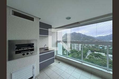 Varanda de apartamento para alugar com 3 quartos, 124m² em Recreio dos Bandeirantes, Rio de Janeiro