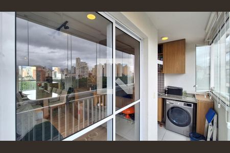 Varanda e área de serviço de apartamento para alugar com 2 quartos, 41m² em Barra Funda, São Paulo