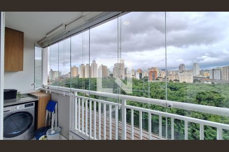 Varanda e área de serviço de apartamento para alugar com 2 quartos, 41m² em Barra Funda, São Paulo