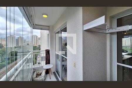 Varanda e área de serviço de apartamento para alugar com 2 quartos, 41m² em Barra Funda, São Paulo