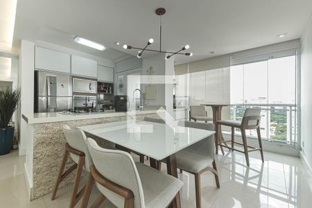 Sala de apartamento à venda com 1 quarto, 45m² em Santo Amaro, São Paulo