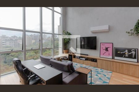 Sala de apartamento à venda com 1 quarto, 72m² em Petrópolis, Porto Alegre