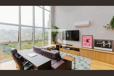Sala de apartamento à venda com 1 quarto, 72m² em Petrópolis, Porto Alegre