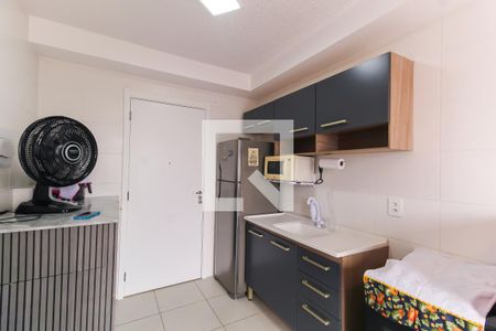 Sala/Cozinha de apartamento para alugar com 1 quarto, 28m² em Belenzinho, São Paulo