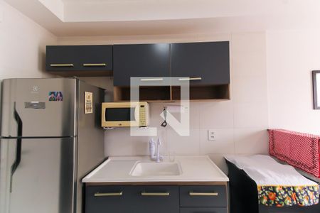 Sala/Cozinha de apartamento para alugar com 1 quarto, 28m² em Belenzinho, São Paulo