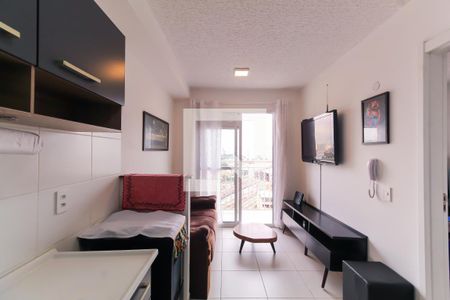 Sala/Cozinha de apartamento para alugar com 1 quarto, 28m² em Belenzinho, São Paulo