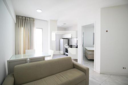 Sala de apartamento para alugar com 1 quarto, 35m² em Indianópolis, São Paulo