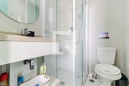 Banheiro de kitnet/studio para alugar com 1 quarto, 30m² em Centro Histórico de São Paulo, São Paulo