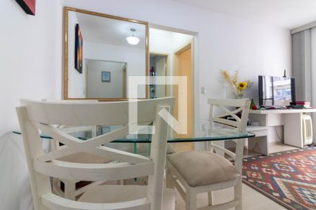 Sala de Jantar de apartamento à venda com 1 quarto, 47m² em Indianópolis, São Paulo