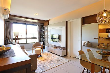 Sala de apartamento à venda com 2 quartos, 69m² em Cristo Redentor, Porto Alegre