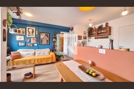 Sala/Cozinha de apartamento à venda com 1 quarto, 41m² em Lapa de Baixo, São Paulo