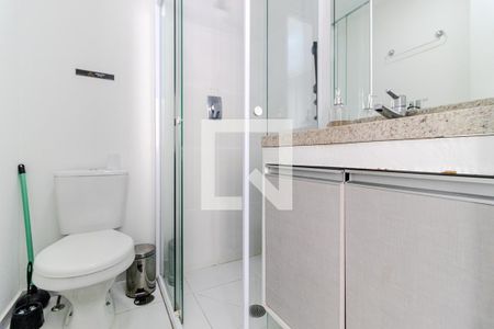 Banheiro de kitnet/studio para alugar com 1 quarto, 30m² em Centro Histórico de São Paulo, São Paulo