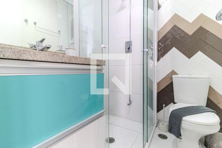 Banheiro de kitnet/studio para alugar com 1 quarto, 30m² em Centro Histórico de São Paulo, São Paulo