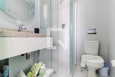 Banheiro de kitnet/studio para alugar com 1 quarto, 30m² em Centro Histórico de São Paulo, São Paulo