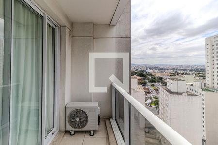 Varanda de kitnet/studio para alugar com 1 quarto, 30m² em Centro Histórico de São Paulo, São Paulo