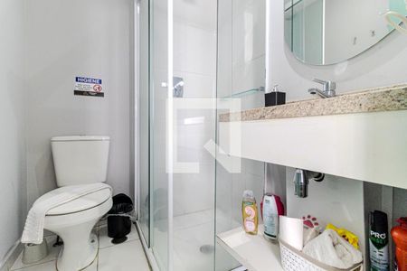 Banheiro de kitnet/studio para alugar com 1 quarto, 30m² em Centro Histórico de São Paulo, São Paulo