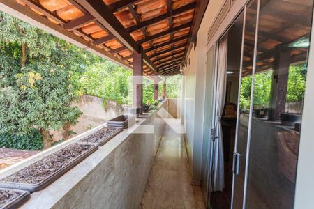 Varanda na Sala 1 de apartamento à venda com 4 quartos, 180m² em Santa Lúcia, Belo Horizonte