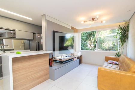 Sala de apartamento à venda com 3 quartos, 71m² em Medianeira, Porto Alegre