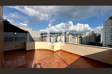 Terraço  de apartamento à venda com 3 quartos, 163m² em Luxemburgo, Belo Horizonte