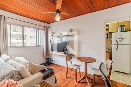 Sala de apartamento à venda com 1 quarto, 37m² em Pinheiros, São Paulo