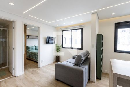 Sala de apartamento para alugar com 1 quarto, 34m² em Barra Funda, São Paulo