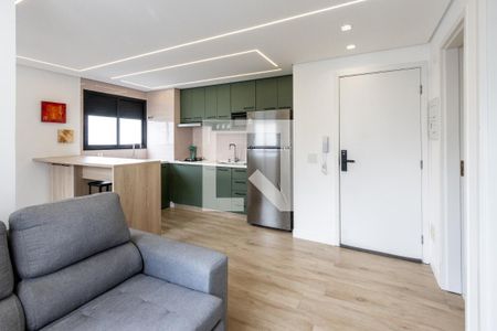 Sala de apartamento para alugar com 1 quarto, 34m² em Barra Funda, São Paulo