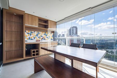Sala/Cozinha de apartamento para alugar com 2 quartos, 85m² em Pinheiros, São Paulo