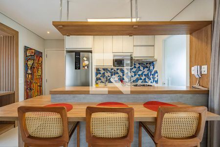 Sala/Cozinha de apartamento para alugar com 2 quartos, 85m² em Pinheiros, São Paulo