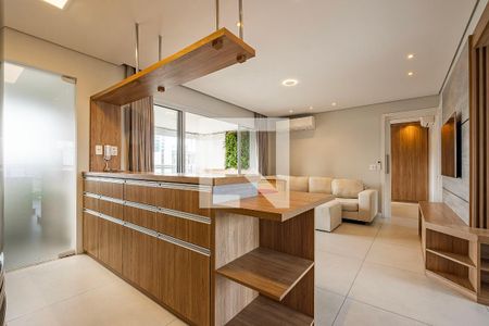 Sala/Cozinha de apartamento para alugar com 2 quartos, 85m² em Pinheiros, São Paulo