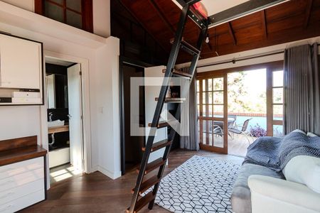 Suíte 1 de casa de condomínio à venda com 2 quartos, 185m² em Tristeza, Porto Alegre