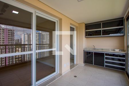 Varanda da sala de apartamento para alugar com 3 quartos, 88m² em Campestre, Santo André