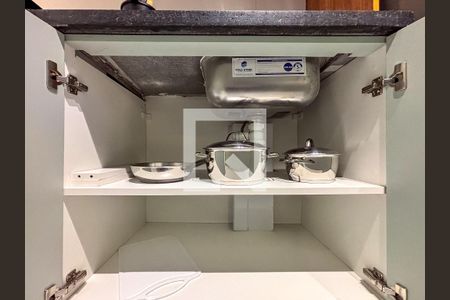 Cozinha de apartamento para alugar com 1 quarto, 28m² em Tatuapé, São Paulo