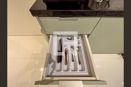 Cozinha de apartamento para alugar com 1 quarto, 28m² em Tatuapé, São Paulo