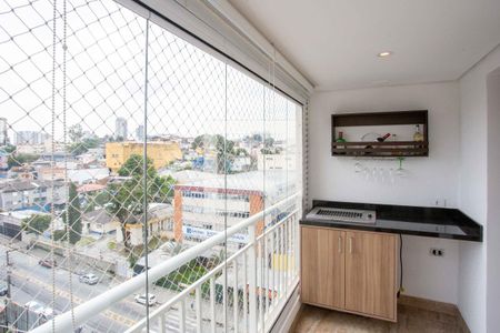 Varanda gourmet de apartamento à venda com 2 quartos, 53m² em Centro, Diadema
