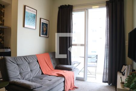 Sala de apartamento para alugar com 1 quarto, 46m² em Várzea da Barra Funda, São Paulo