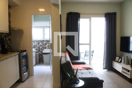 Sala de apartamento para alugar com 1 quarto, 46m² em Várzea da Barra Funda, São Paulo