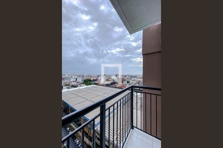 Varanda da Sala de apartamento para alugar com 1 quarto, 27m² em Brás, São Paulo