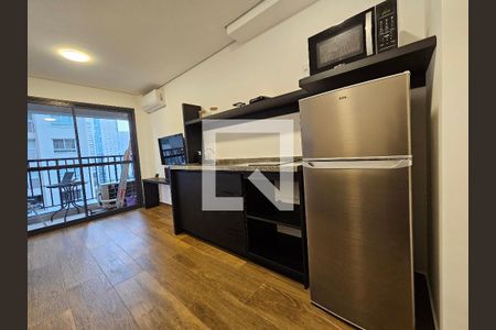 Sala/Cozinha de kitnet/studio para alugar com 1 quarto, 31m² em Vila Cordeiro, São Paulo
