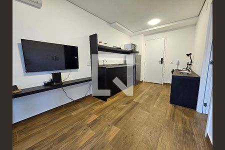 Sala/Cozinha de kitnet/studio para alugar com 1 quarto, 31m² em Vila Cordeiro, São Paulo