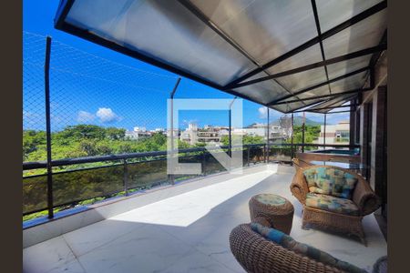 Varanda de apartamento à venda com 3 quartos, 300m² em Recreio dos Bandeirantes, Rio de Janeiro