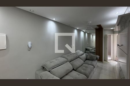 Sala  de apartamento à venda com 3 quartos, 90m² em Parque João Ramalho, Santo André