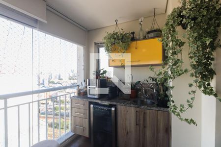 Varanda  de apartamento à venda com 2 quartos, 75m² em Tatuapé, São Paulo