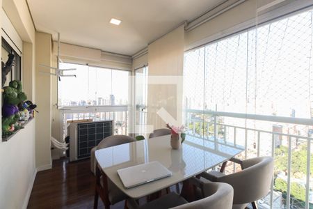 Varanda  de apartamento à venda com 2 quartos, 75m² em Tatuapé, São Paulo