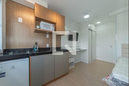 Cozinha de kitnet/studio à venda com 1 quarto, 17m² em Itaim Bibi, São Paulo