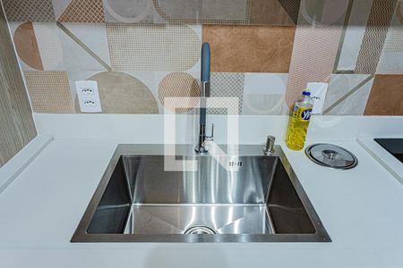 Sala, cozinha e área de serviço de apartamento à venda com 2 quartos, 39m² em Vila Barreto, São Paulo