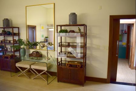 Sala de casa de condomínio para alugar com 3 quartos, 273m² em Alphaville Residencial Um, Ribeirão Preto